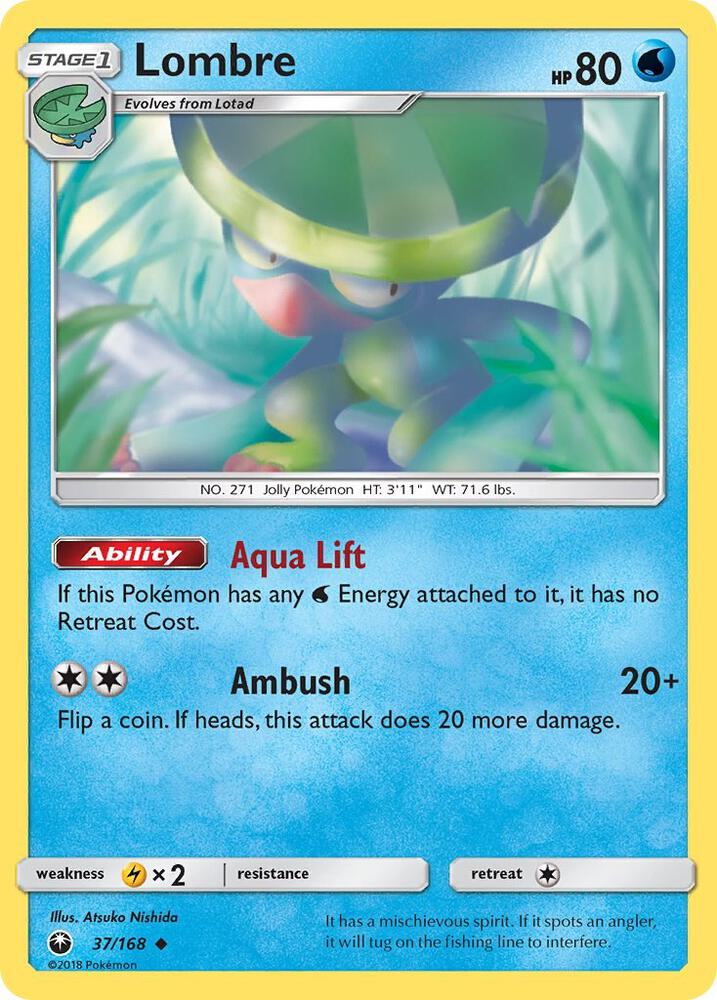Pokemon Lombre 37/168 Celestial Storm