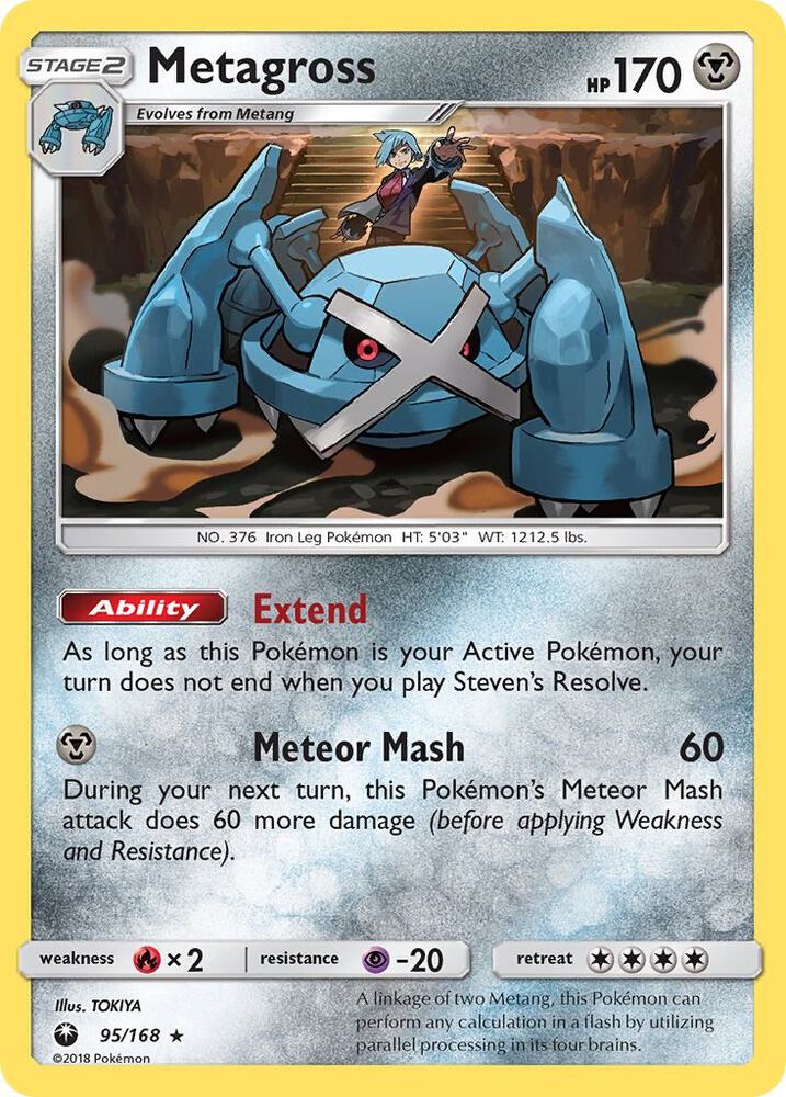 Pokemon Metagross 95/168 Celestial Storm