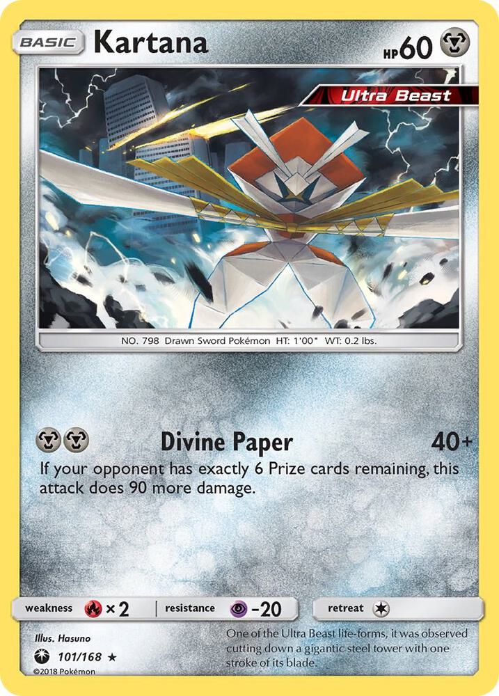 Pokemon Kartana 101/168 Celestial Storm