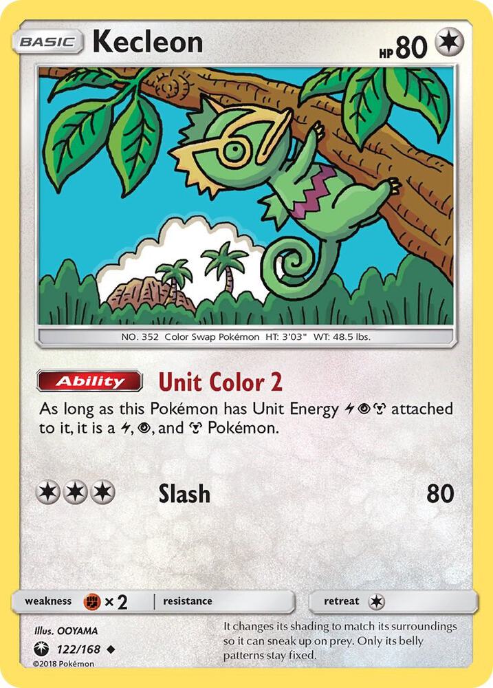 Pokemon Kecleon 122/168 Celestial Storm