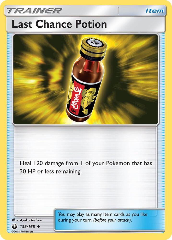 Pokemon Last Chance Potion 135/168 Celestial Storm