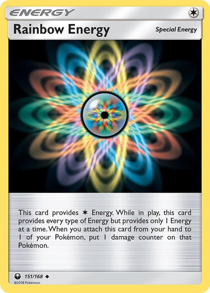 Pokemon Rainbow Energy 151/168 Celestial Storm