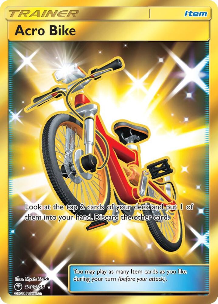 Pokemon Acro Bike 178/168 Celestial Storm