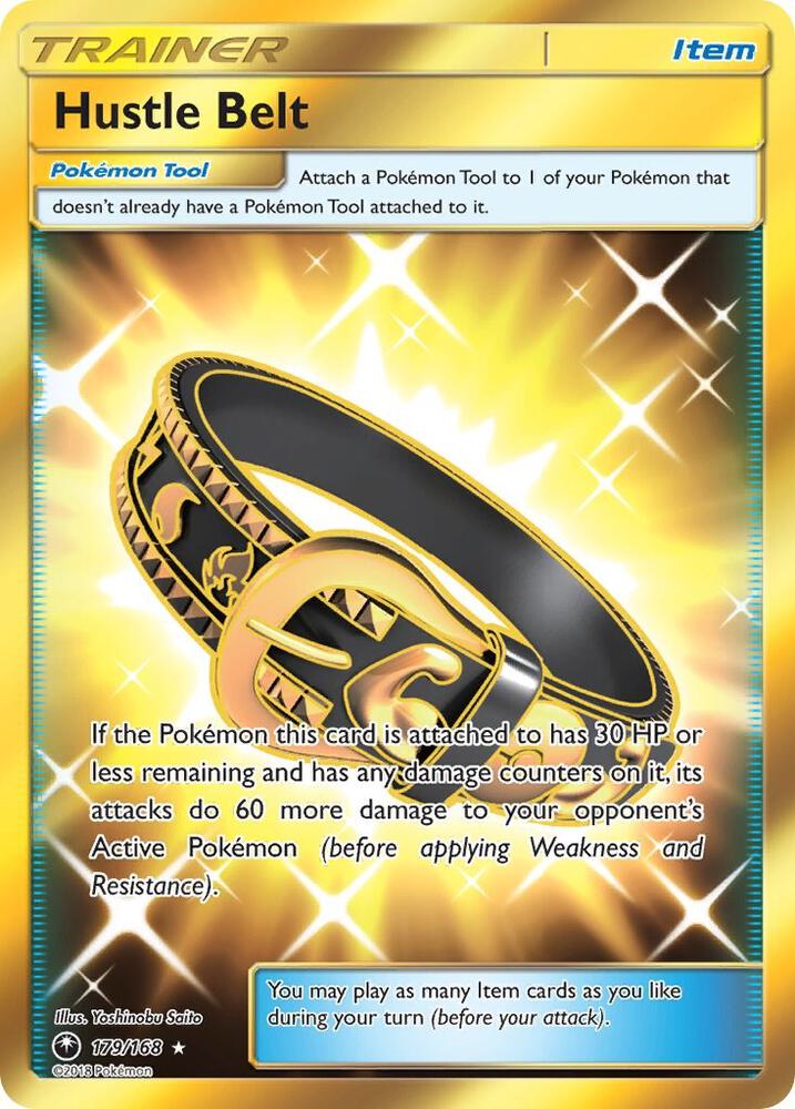 Pokemon Hustle Belt 179/168 Celestial Storm
