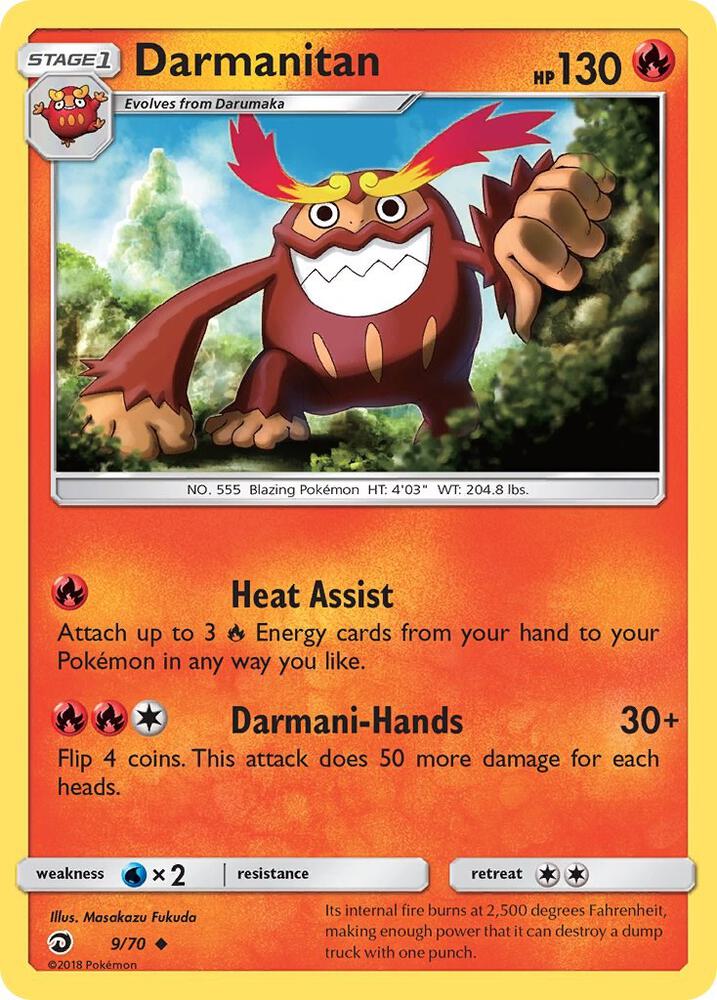 Pokemon Darmanitan 9/70 Dragon Majesty