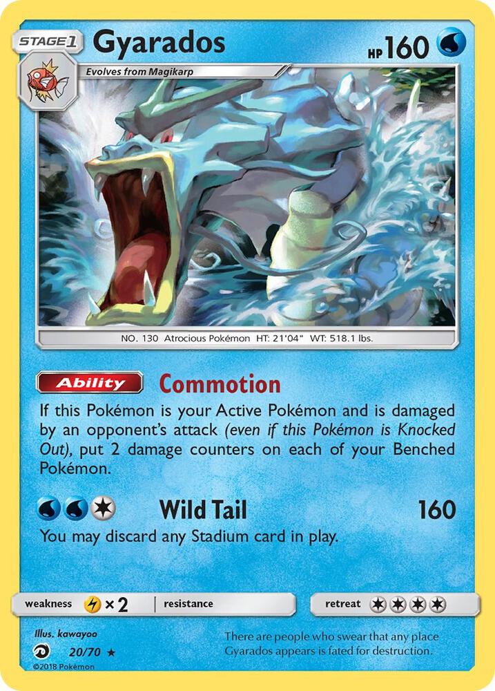 Pokemon Gyarados 20/70 Dragon Majesty