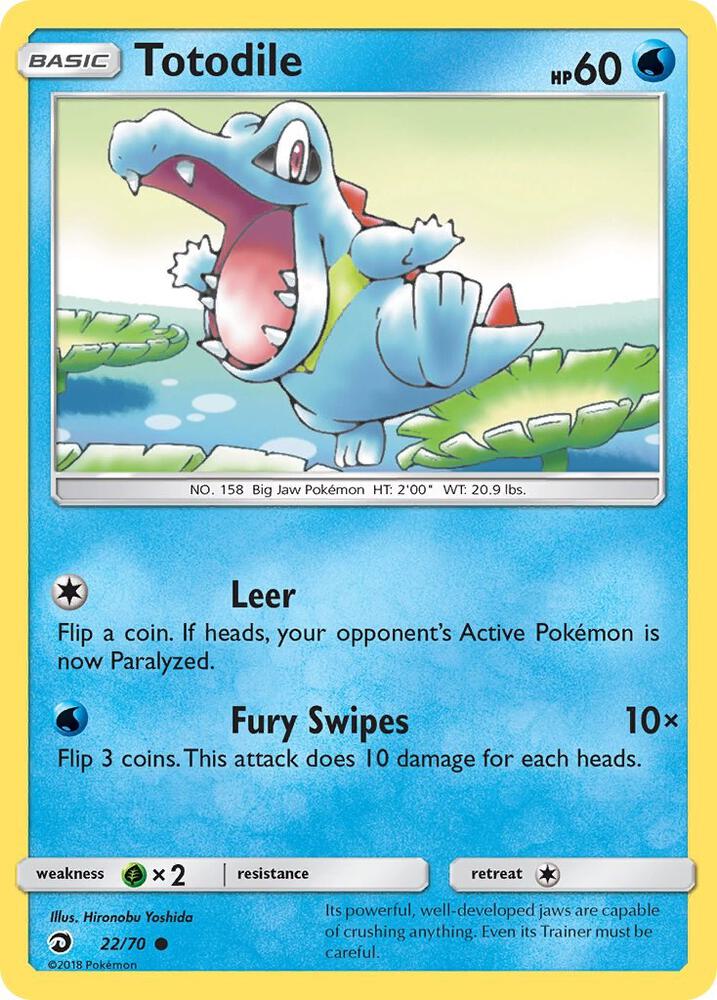 Pokemon Totodile 22/70 Dragon Majesty