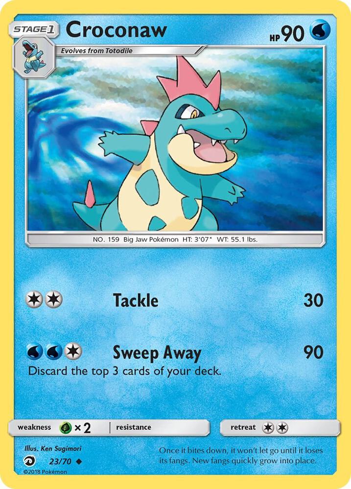 Pokemon Croconaw 23/70 Dragon Majesty