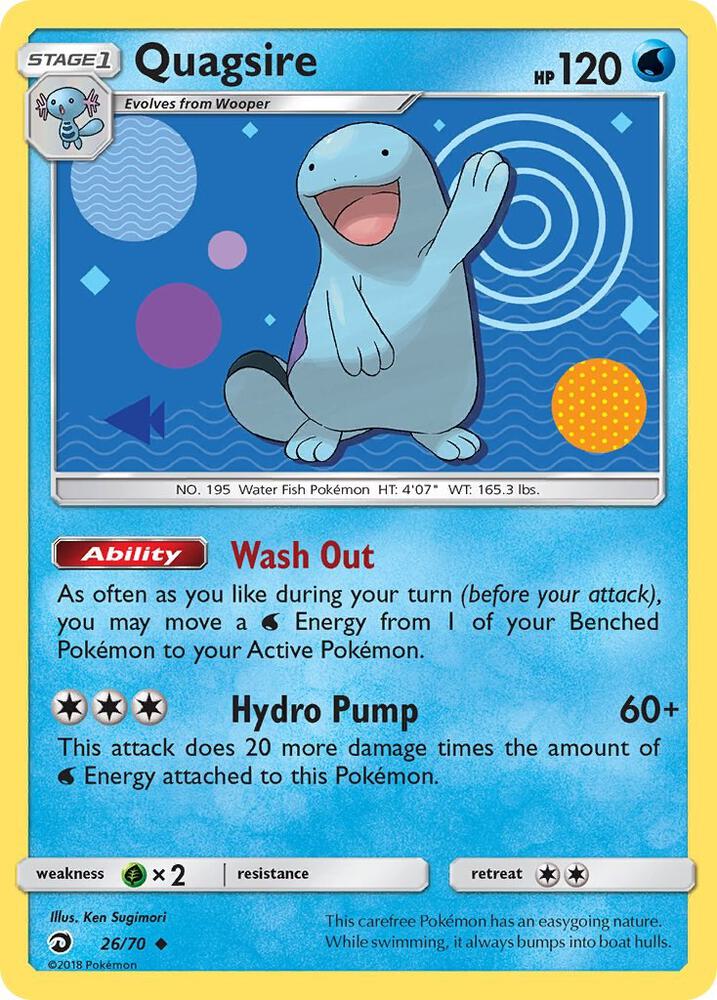 Pokemon Quagsire 26/70 Dragon Majesty