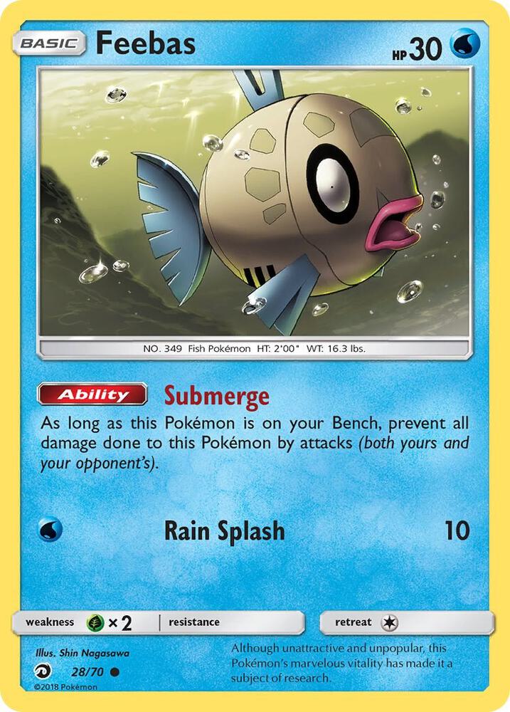 Pokemon Feebas 28/70 Dragon Majesty