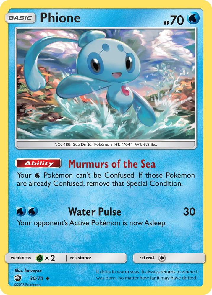 Pokemon Phione 30/70 Dragon Majesty