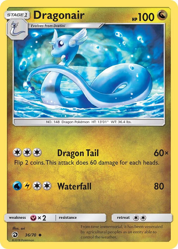 Pokemon Dragonair 36/70 Dragon Majesty