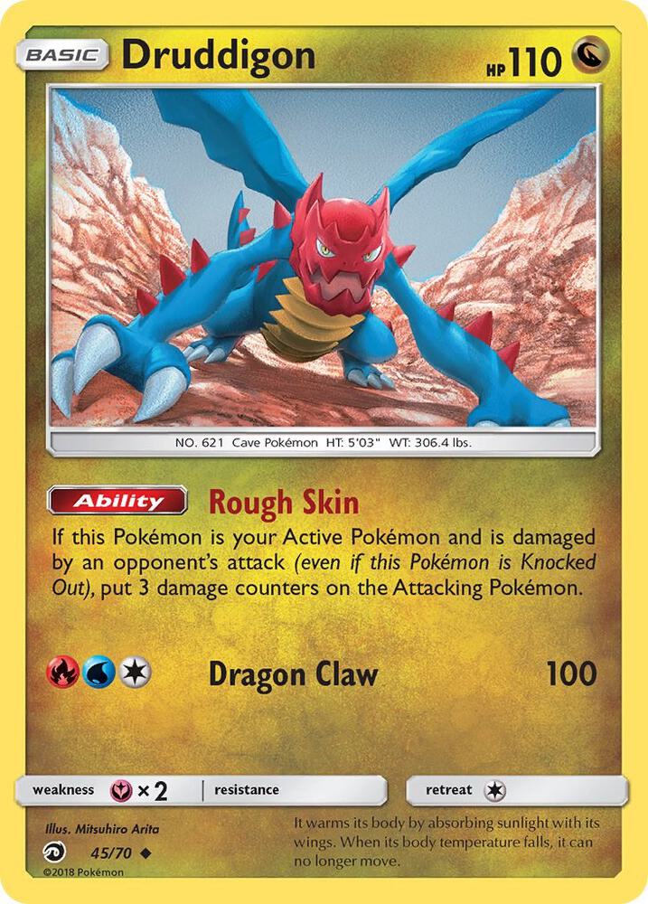 Pokemon Druddigon 45/70 Dragon Majesty