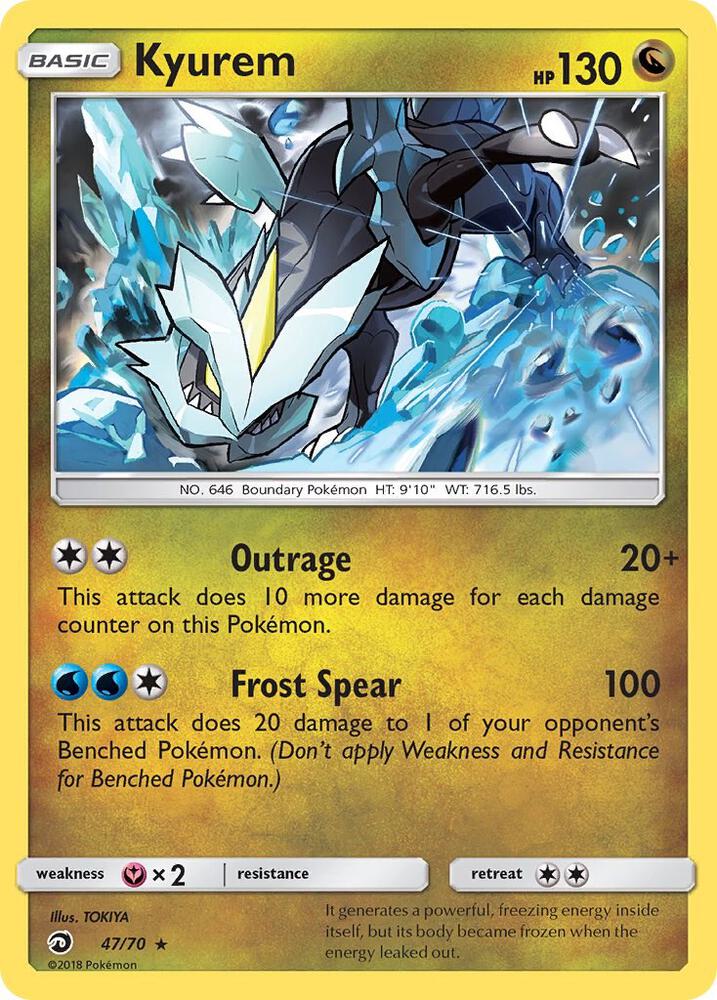 Pokemon Kyurem 47/70 Dragon Majesty