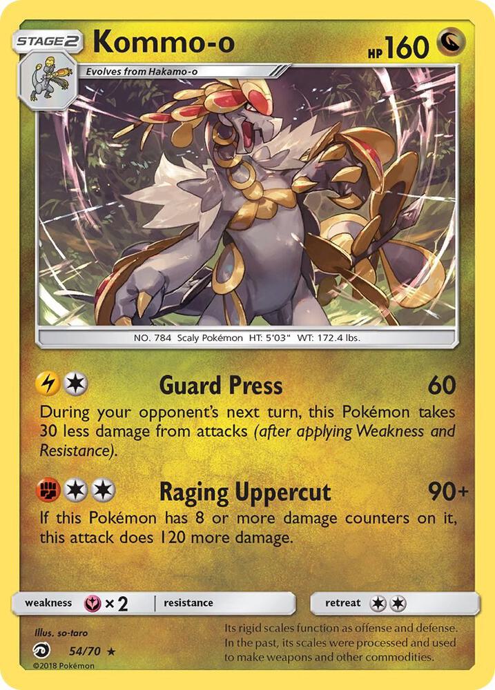 Pokemon Kommo-o 54/70 Dragon Majesty