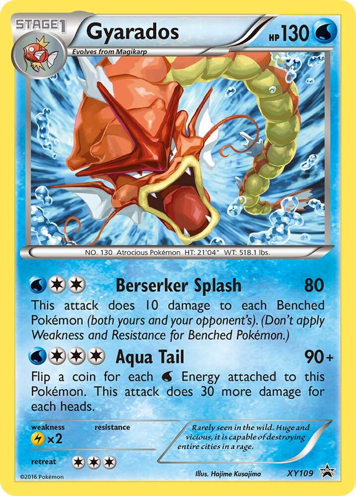 Pokemon Gyarados XY109 XY Black Star Promos