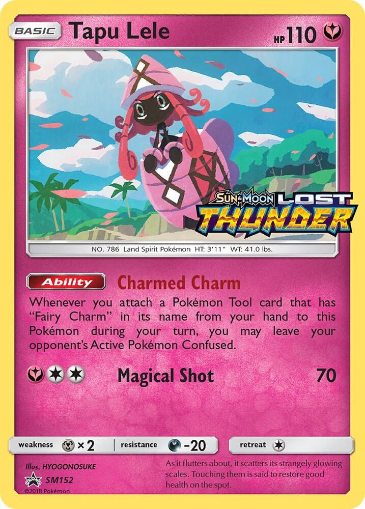 Pokemon Tapu Lele SM152 SM Black Star Promos