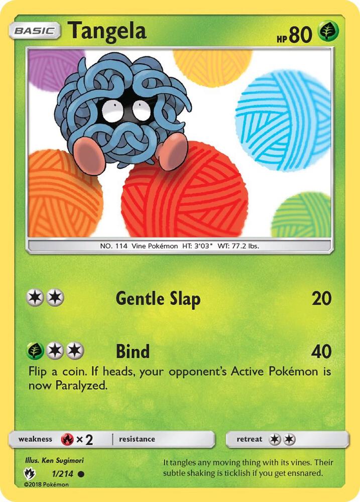 Pokemon Tangela 1/214 Lost Thunder