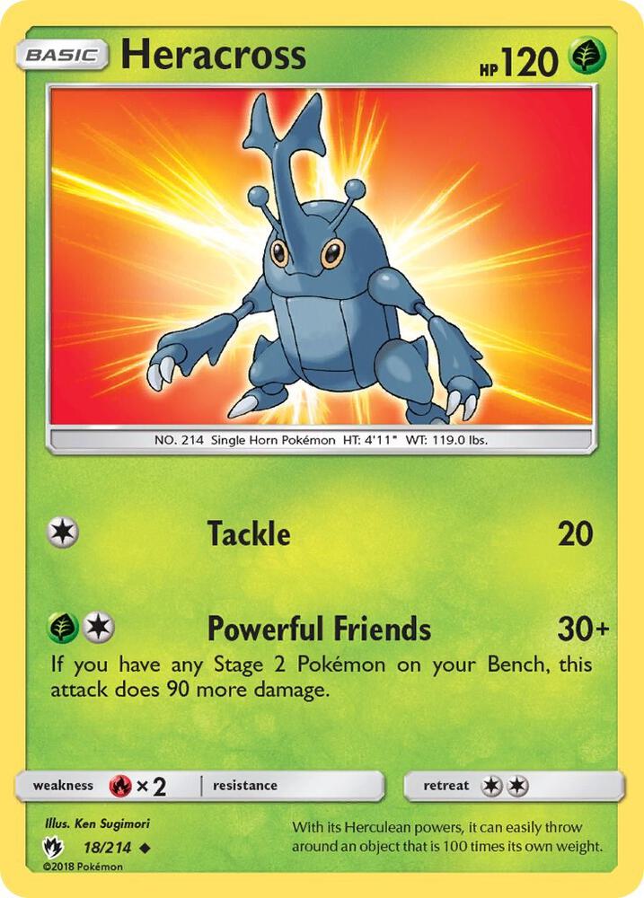 Pokemon Heracross 18/214 Lost Thunder