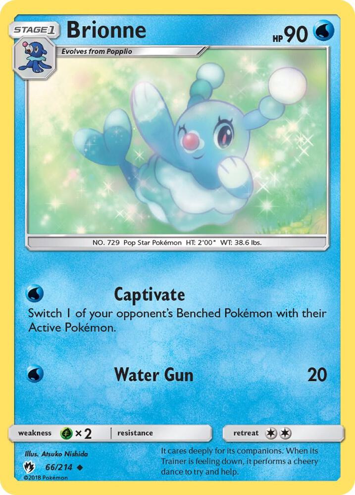 Pokemon Brionne 66/214 Lost Thunder