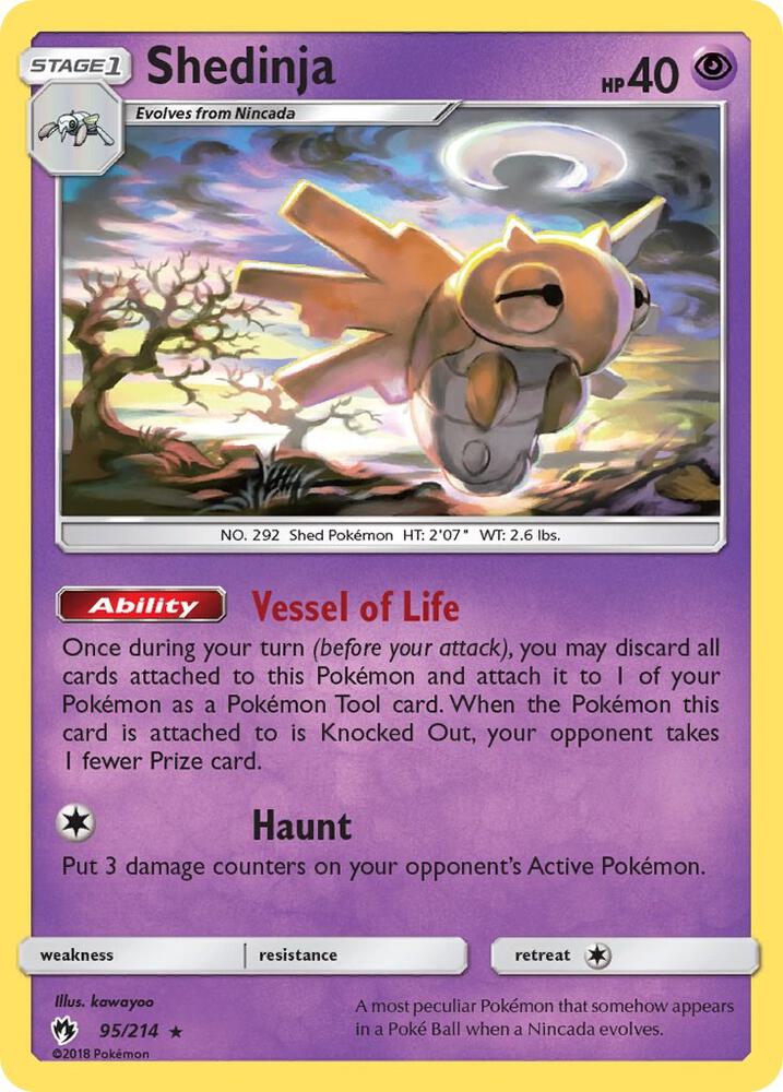 Pokemon Shedinja 95/214 Lost Thunder