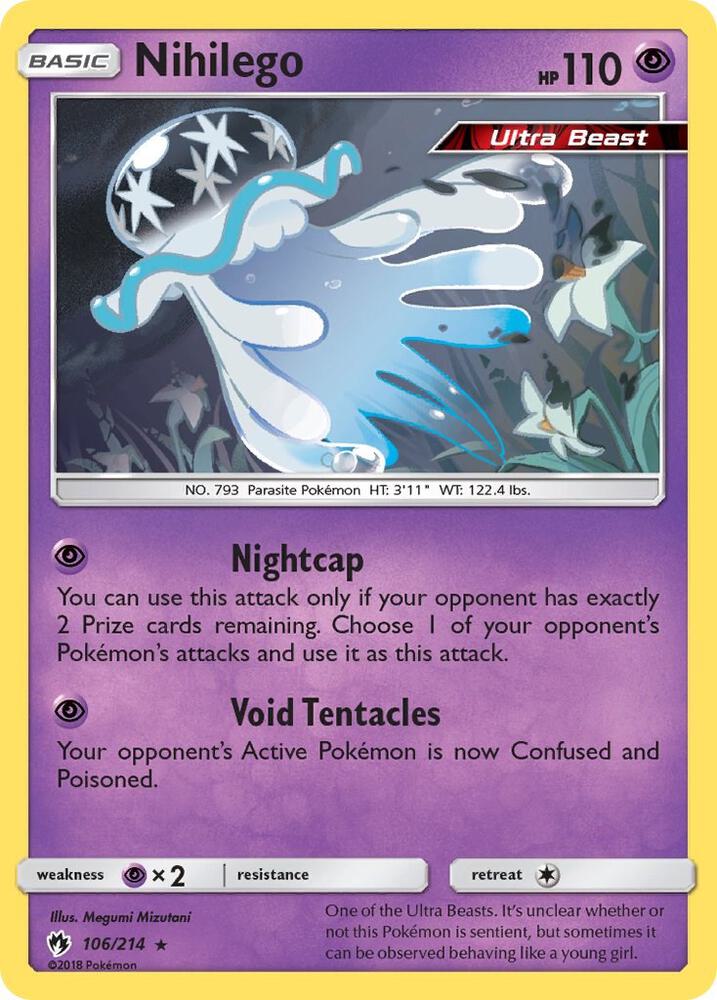 Pokemon Nihilego 106/214 Lost Thunder