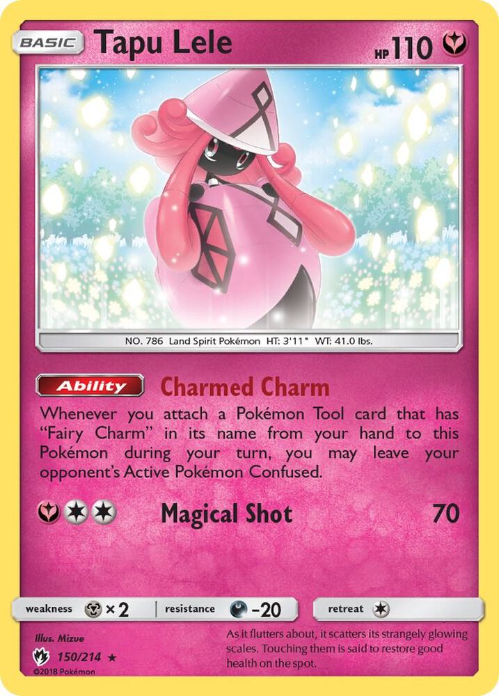 Pokemon Tapu Lele 150/214 Lost Thunder