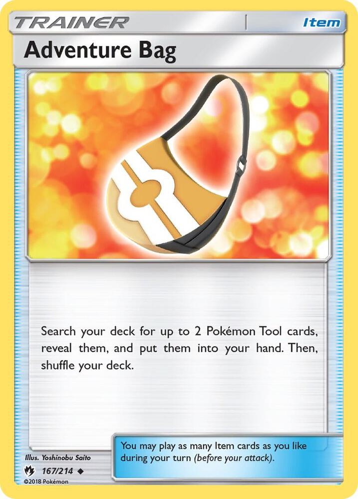 Pokemon Adventure Bag 167/214 Lost Thunder