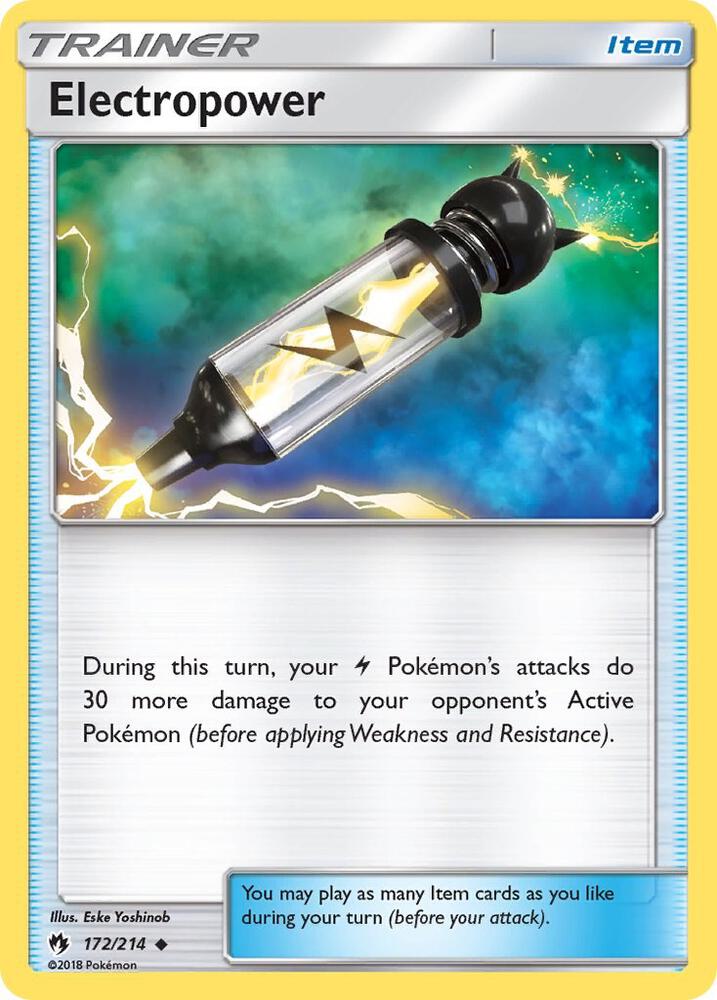 Pokemon Electropower 172/214 Lost Thunder
