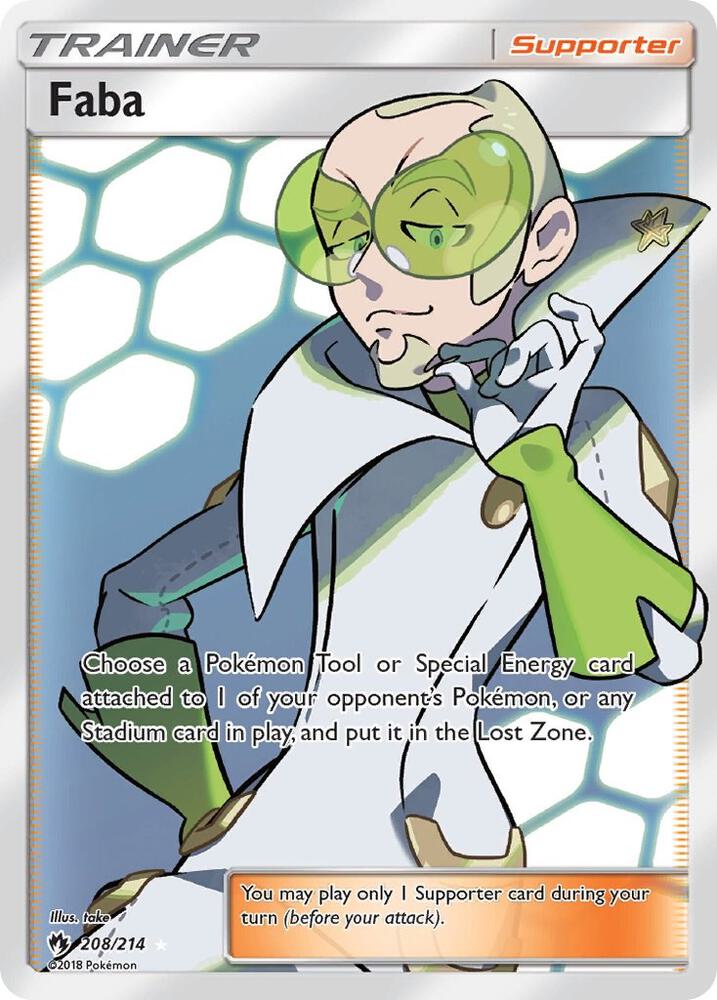 Pokemon Faba 208/214 Lost Thunder