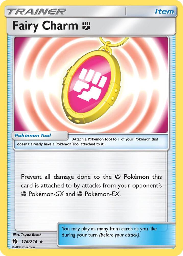 Pokemon Fairy Charm Fighting 176/214 Lost Thunder