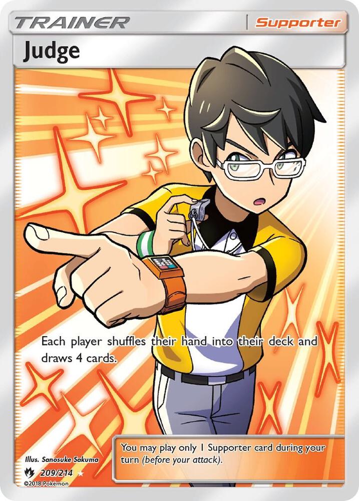 Pokemon Judge 209/214 Lost Thunder