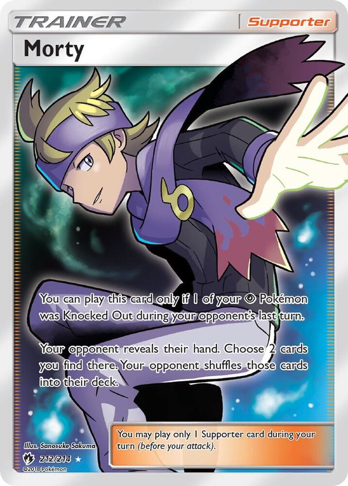Pokemon Morty 212/214 Lost Thunder