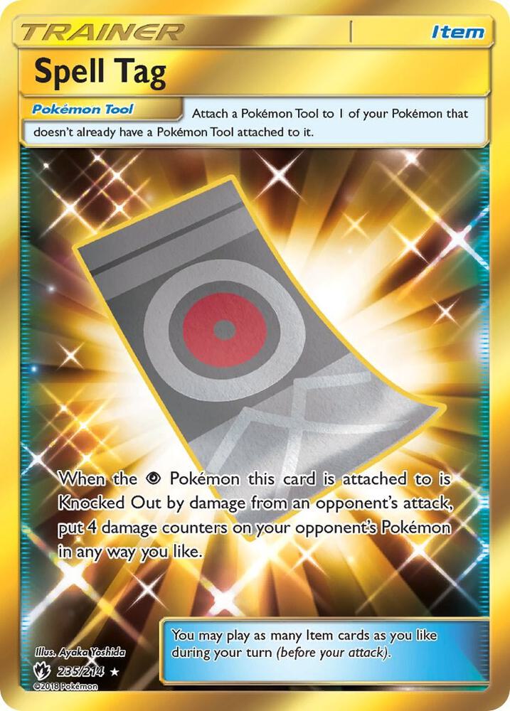 Pokemon Spell Tag 235/214 Lost Thunder