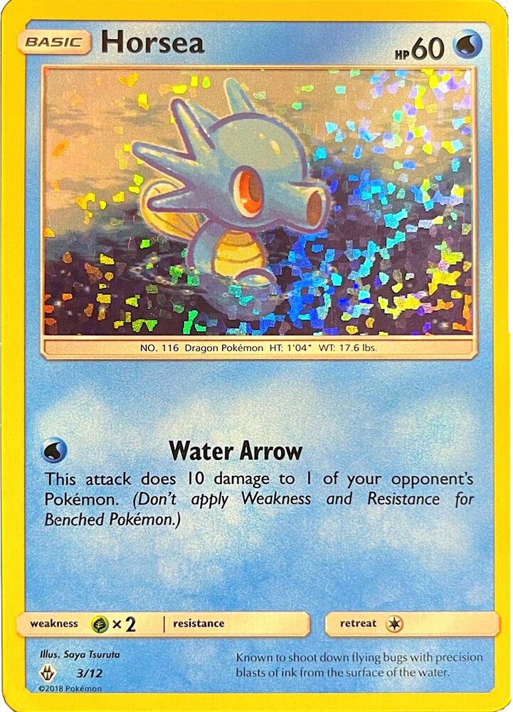 Pokemon Horsea 3/12 McDonald's Collection 2018