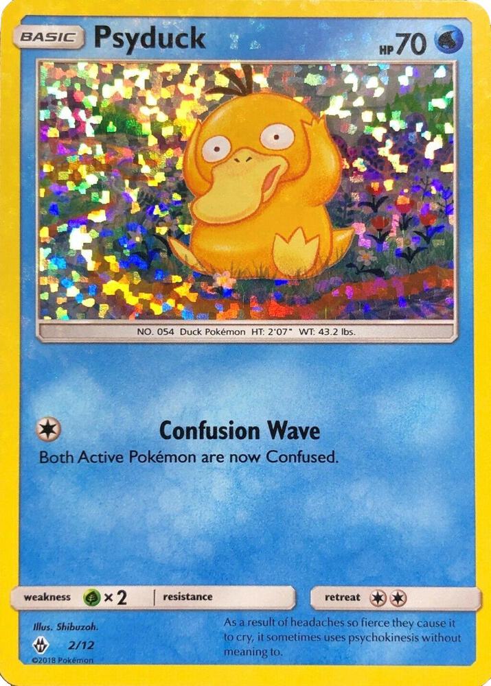 Pokemon Psyduck 2/12 McDonald's Collection 2018