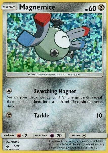 Pokemon Magnemite 8/12 McDonald's Collection 2018