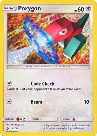 Pokemon Porygon 12/12 McDonald's Collection 2018