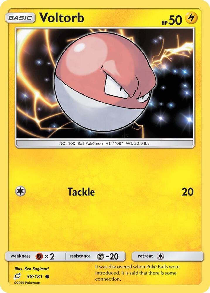 Pokemon Voltorb 38/181 Team Up