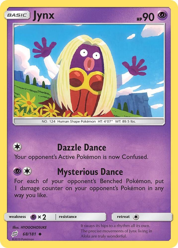 Pokemon Jynx 68/181 Team Up