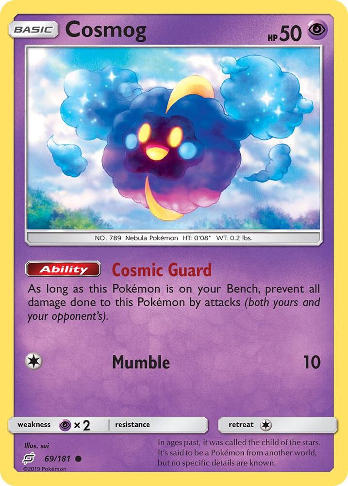 Pokemon Cosmog 69/181 Team Up
