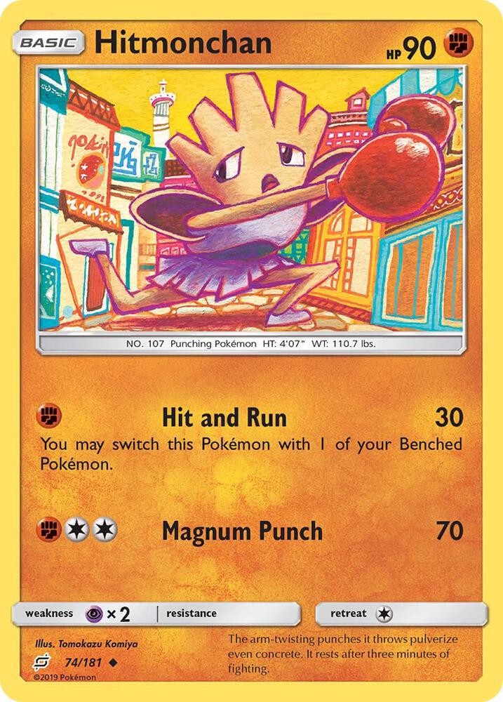 Pokemon Hitmonchan 74/181 Team Up