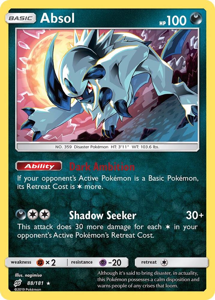 Pokemon Absol 88/181 Team Up