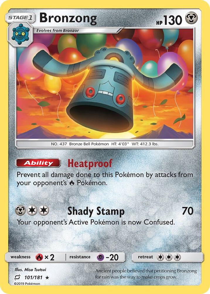 Pokemon Bronzong 101/181 Team Up