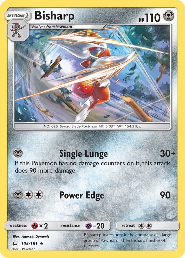 Pokemon Bisharp 105/181 Team Up