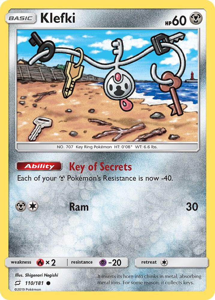 Pokemon Klefki 110/181 Team Up