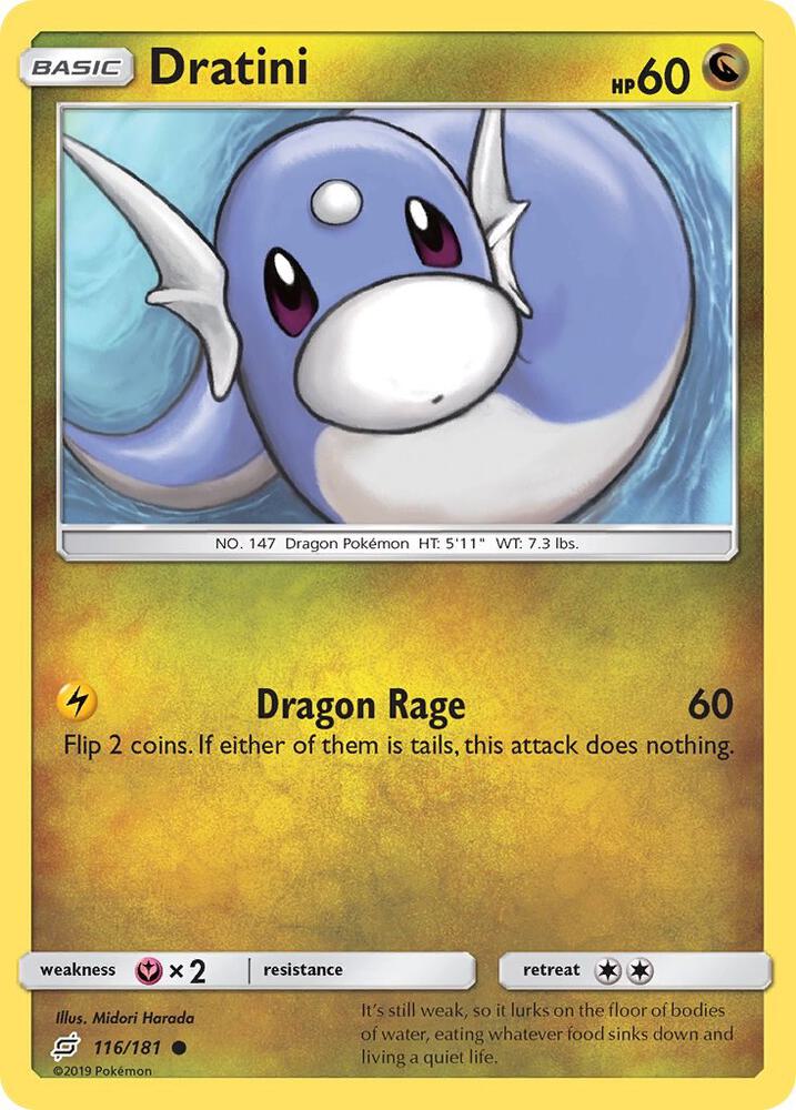 Pokemon Dratini 116/181 Team Up