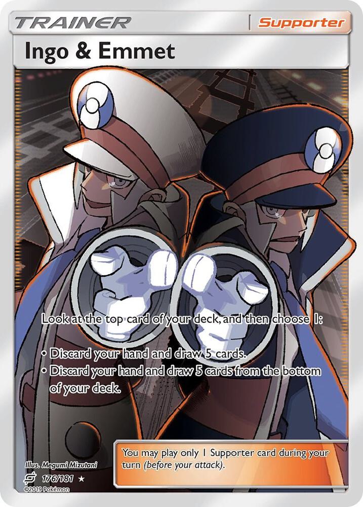 Pokemon Ingo & Emmet 176/181 Team Up