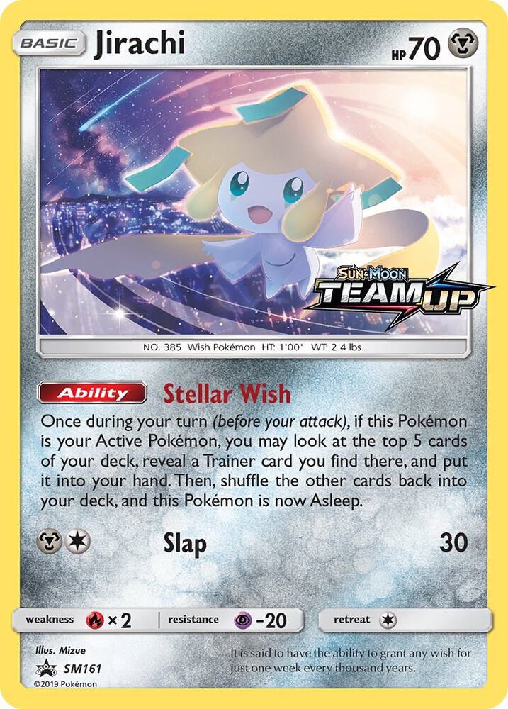 Pokemon Jirachi SM161 SM Black Star Promos