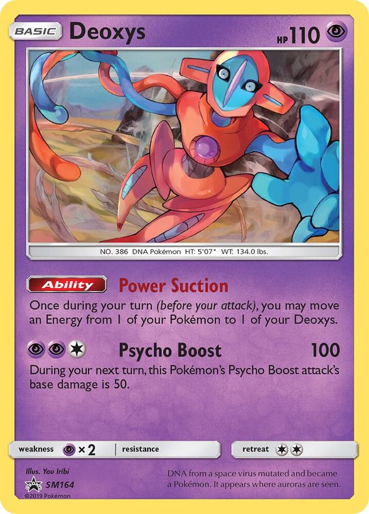 Pokemon Deoxys SM164 SM Black Star Promos